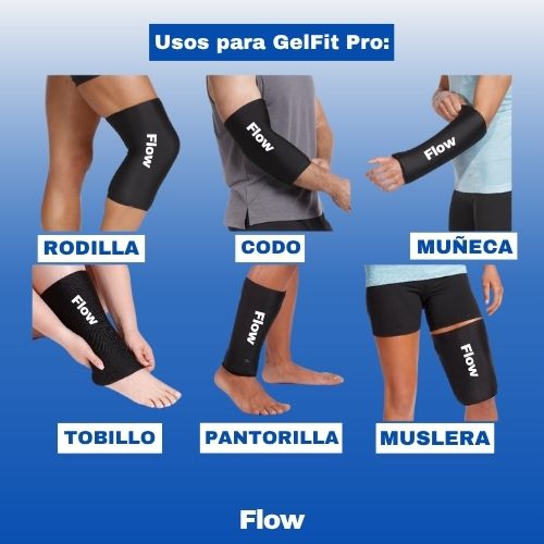 GeFit Pro - 6 usos en 1 - Gel frio/calor + Antifaz Total Relax Alivia de Regalo