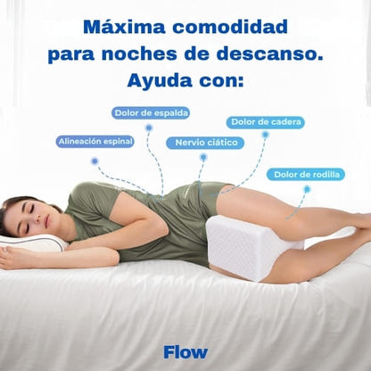 Almohada Relax + Regalo Antifaz Total Relax - Alivio dolor de espalda y rodillas