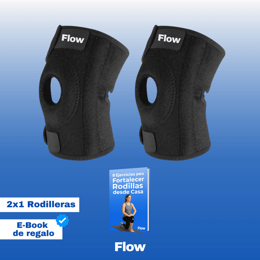 Rodillera Flex - Volvé a caminar sin dolor | 2x1 + E-book: 8 ejercicios para fortalecer rodillas desde casa 🎁