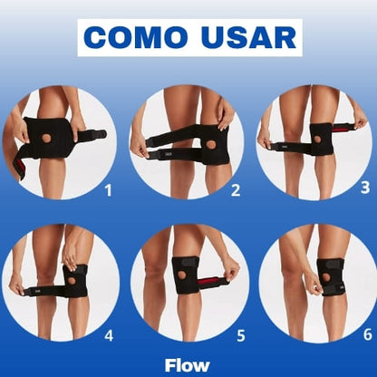 Rodillera Flex - Volvé a caminar sin dolor | 2x1 + E-book: 8 ejercicios para fortalecer rodillas desde casa 🎁